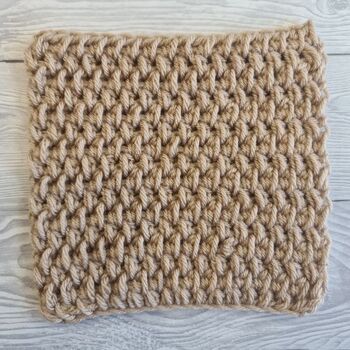 Herringbone Puff Stitch