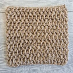 Herringbone Puff Stitch