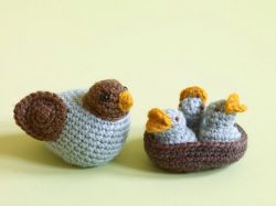 Amigurumi Birdies & Nest