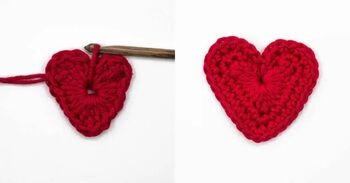 Crochet Heart Motif