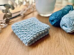 Glacial Grid Dishcloth