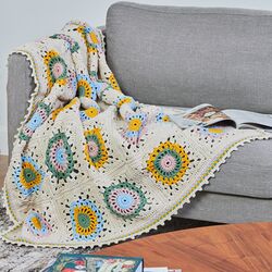 Picot Edges Granny Blanket