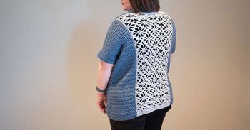 Short Sleeve Crochet Cardigan