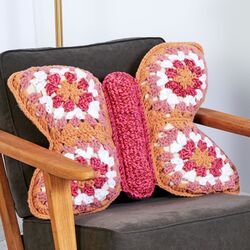 Granny Butterfly Pillow