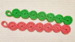 Easy Crochet Bookmark With Cute Circles