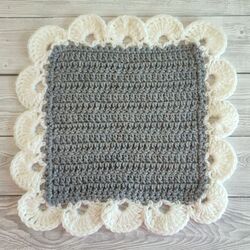 Crochet Large Scalloped Edging Instructions