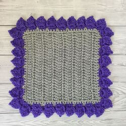 How To Crochet Spade Stitch Border (With Video)