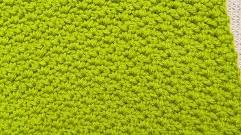Quick and Easy Blanket With Wattle Stitch