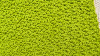 Quick and Easy Blanket With Wattle Stitch