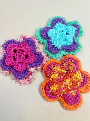 Spring Flower Scrubby