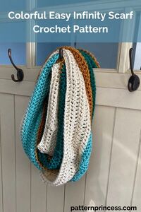 Colorful Easy Infinity Scarf
