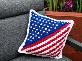 American Flag Pillow