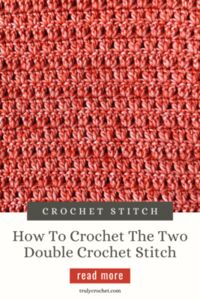 The Two Double Crochet Stitch