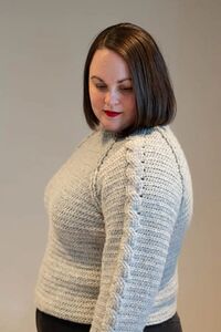 Cable Raglan Sweater