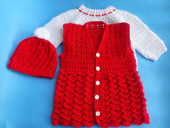 Adorable Baby Dress & Sweater