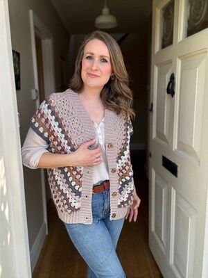 Modern Granny Square Cardigan