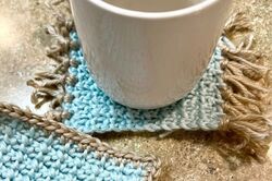 Simple Mesh Mug Rug