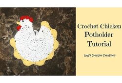 Crochet Chicken Pot Holder