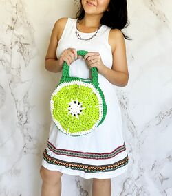 Lime Purse Handbag
