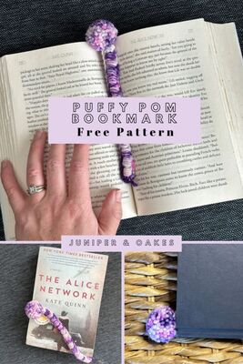 Puffy Pom Bookmark