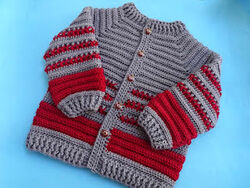 Textured Cardigan for Boys and Girls