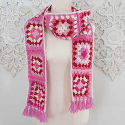 Granny Square Scarf