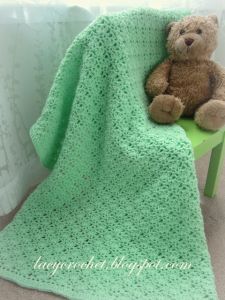 Green Baby Blanket 