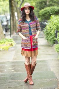 Colorfully Modern Cardigan