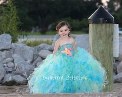 Mermaid Style Princess Tutu Dress