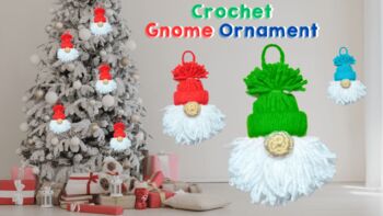 Yarn Gnome Ornament