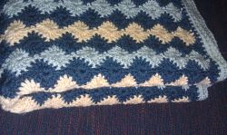 Catherine Wheel Stitch Crochet Afghan