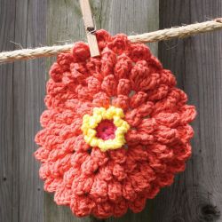 Zinnia Dishcloth