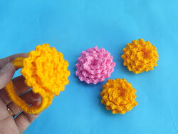 Flower Scrunchie