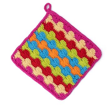 Holi-Inspired Dishcloth