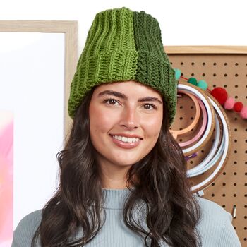 Color Duo Rib Beanie