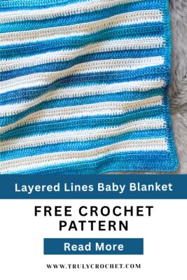 Layered Lines Baby Blanket