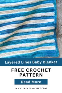 Layered Lines Baby Blanket