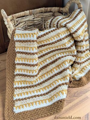 Caramel Coffee Baby Blanket