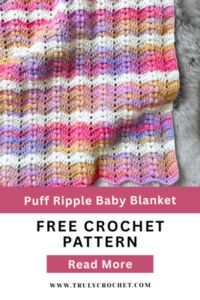 Puff Ripple Baby Blanket