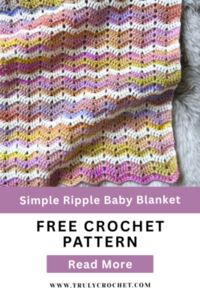 Simple Ripple Baby Blanket