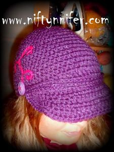 Adult Newsboy Style Beanie 