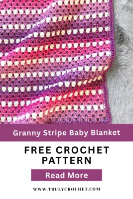 Granny Stripe Baby Blanket