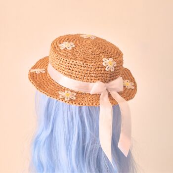 Daisy Boater Hat