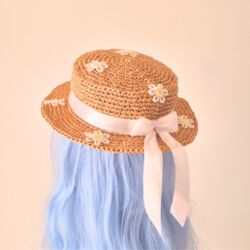Daisy Boater Hat