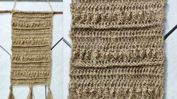 Country Side  Jute Wall Hanging