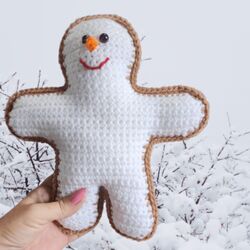 Gingerbread Snowman Cuddler
