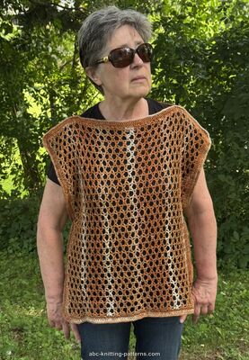 Sideways Summer Mesh Top