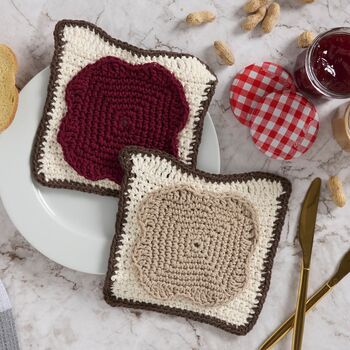 PB & J Dishcloth Set