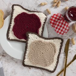 PB & J Dishcloth Set