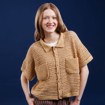 Netting  Polo With Pockets